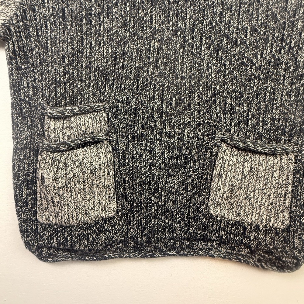Christopher & Banks Size S Sweater Women's Pullover Long Sleeve Knit Black Gray - Picture 3 of 9